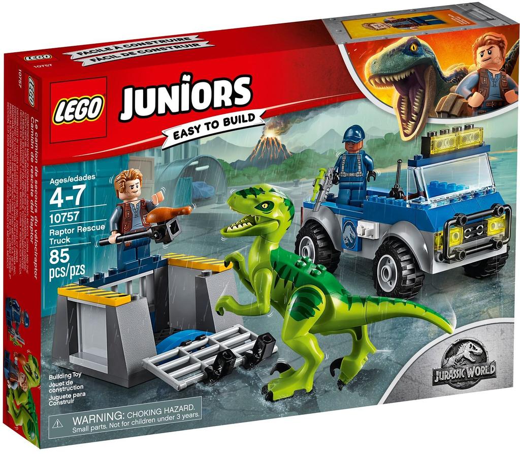 LEGO Jurassic World 10757 Giải cứu khủng long Raptor