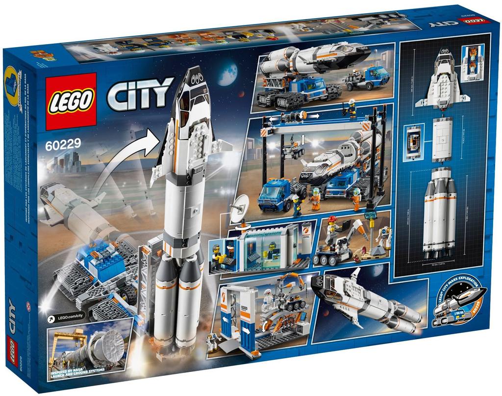 LEGO City 60229 Tổ hợp phóng Tên lửa NASA LEGO City