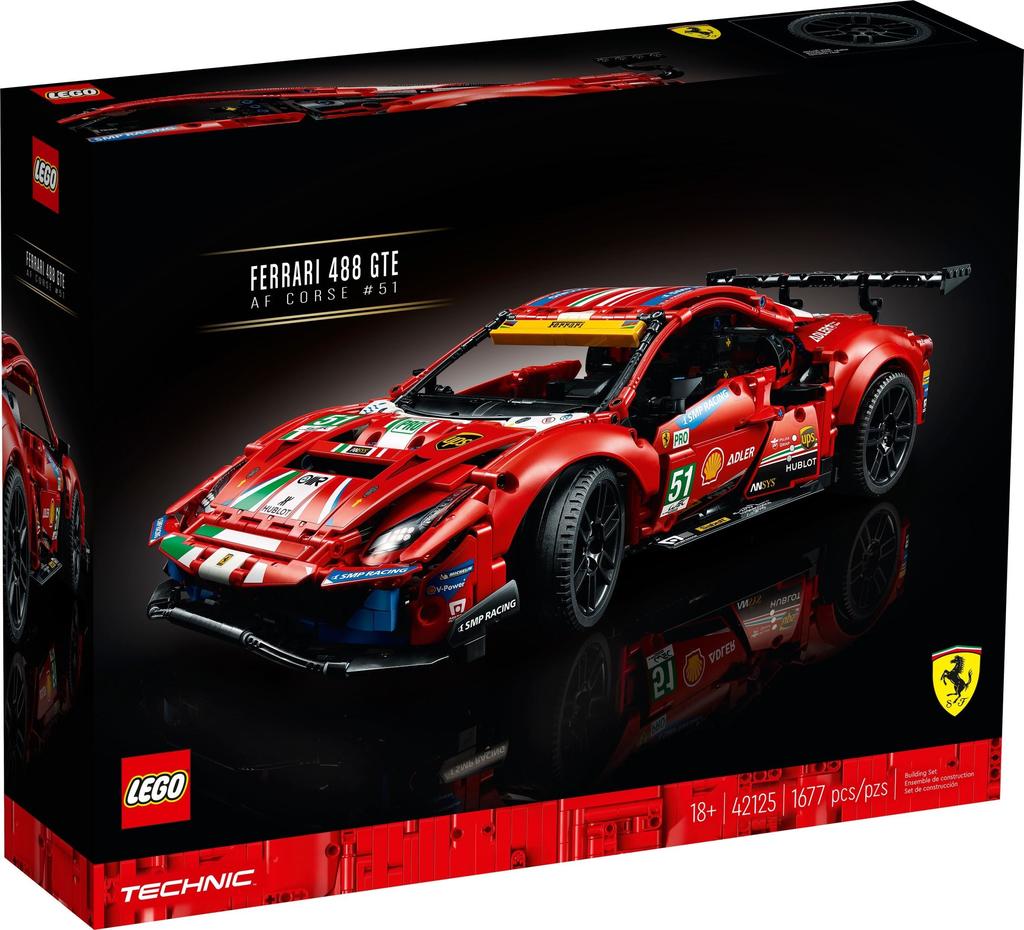 LEGO Technic 42125 Siêu xe Ferrari 488 GTE 'AF Corse #51' | LEGO Technic