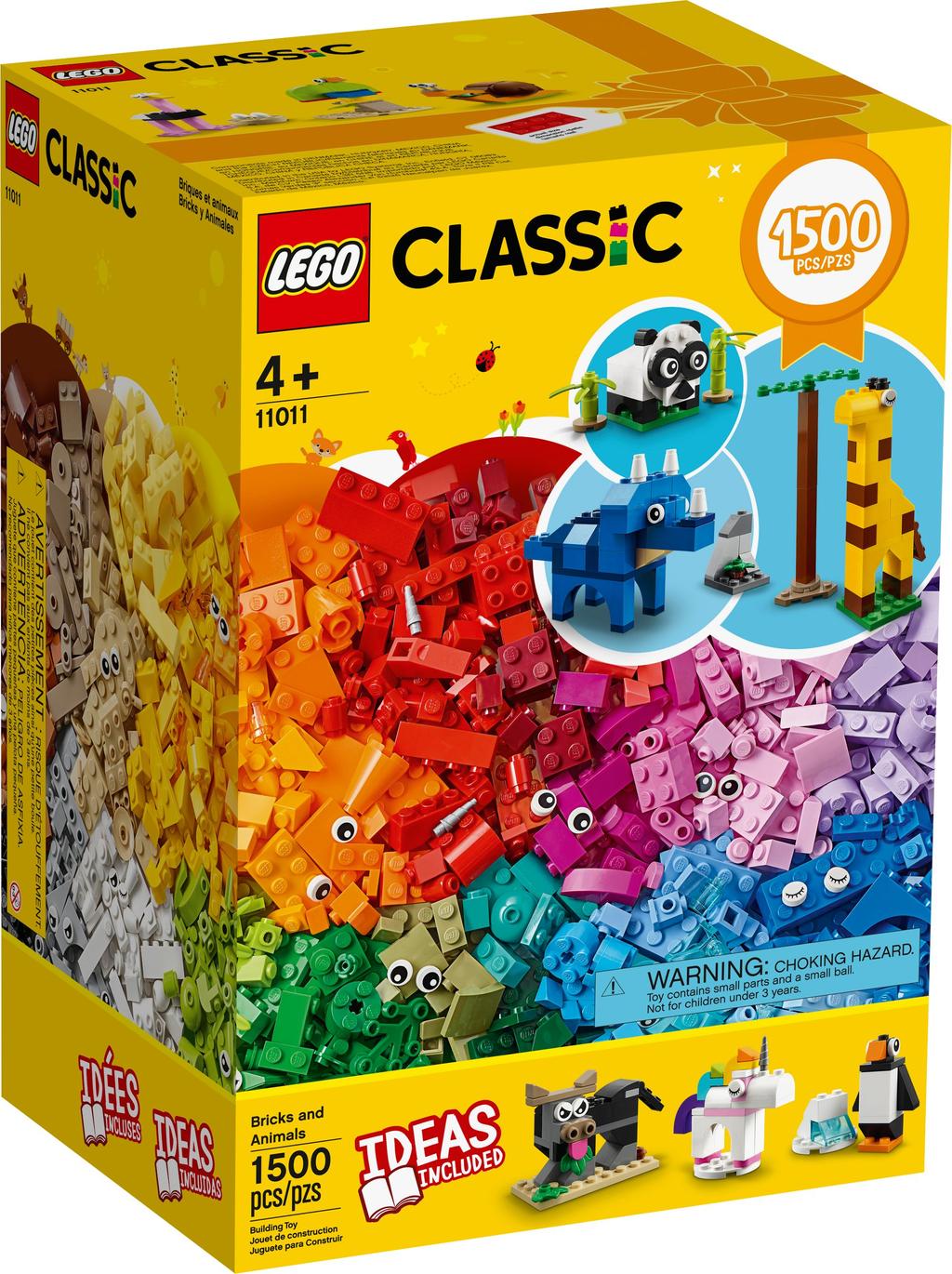 LEGO Classic 11011 Hộp gạch sáng tạo XXL 1500 chi tiết