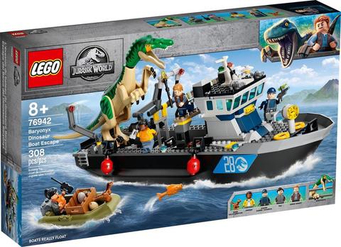 LEGO Jurassic World 76942 Khủng long Baryonyx trốn thoát