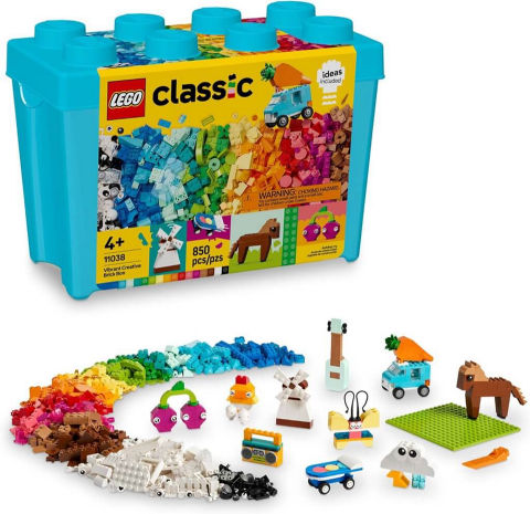 LEGO Classic 11038 Thùng gạch Sáng tạo Sống động (850 chi tiết