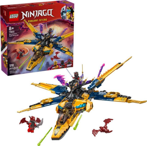 LEGO NINJAGO 71833 Siêu phi cơ Bão tố của Ras và Arin
